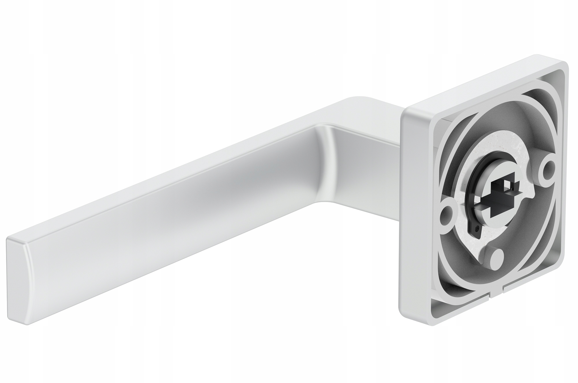 srebrna klamka ERGO komplet WC łazienkowa GRATIS Marka Ergo line