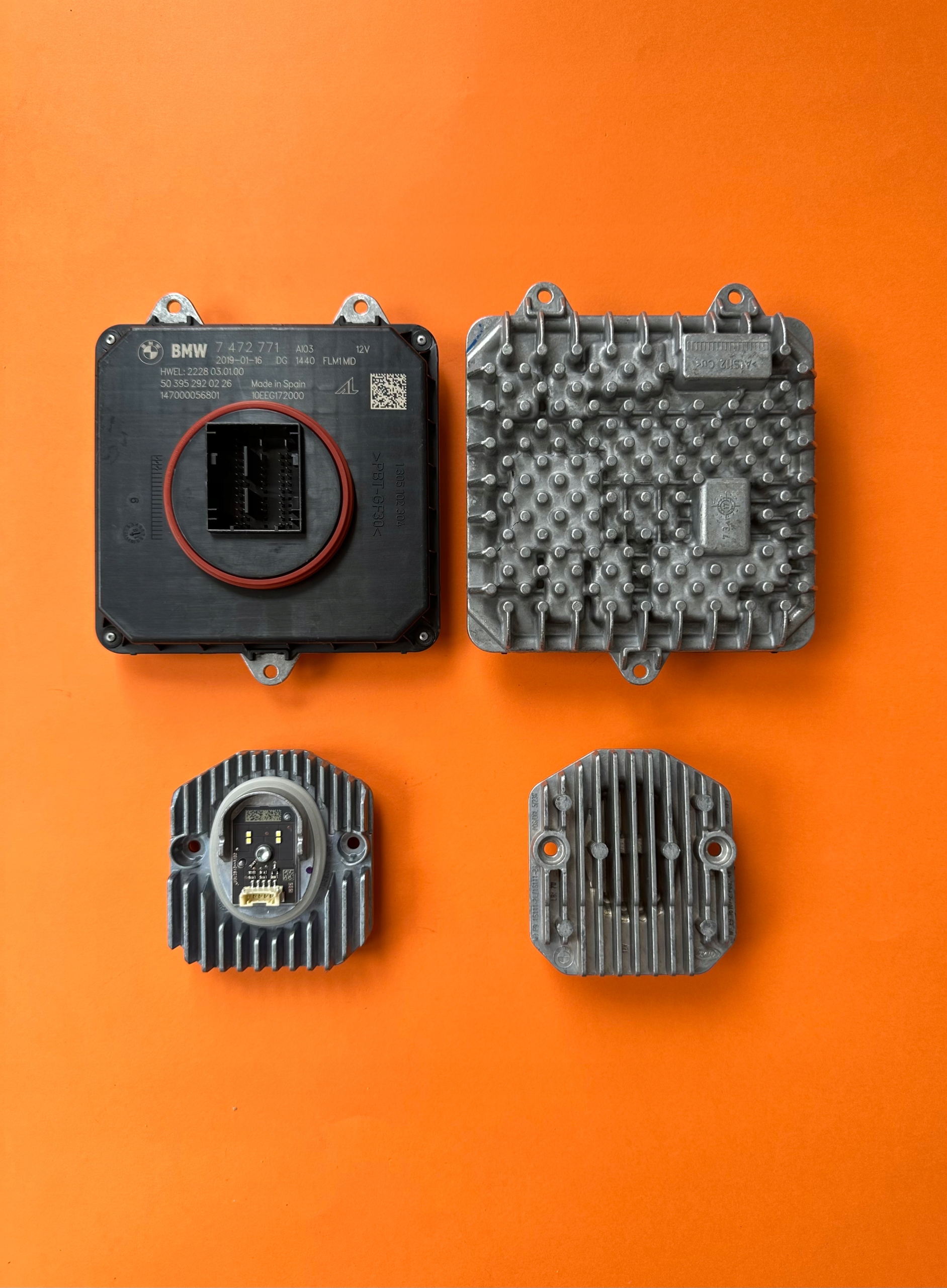 BMW G30 FULL LED PRZETWORNICE MODUŁY KOMPLET OEM 7472771 za 600 zł z