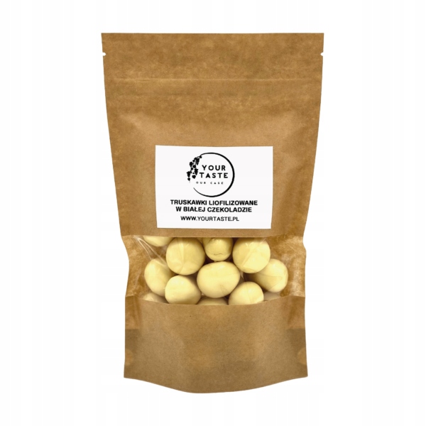 Levně Your Taste Lyofilizované jahody v bílé čokoládě 500g