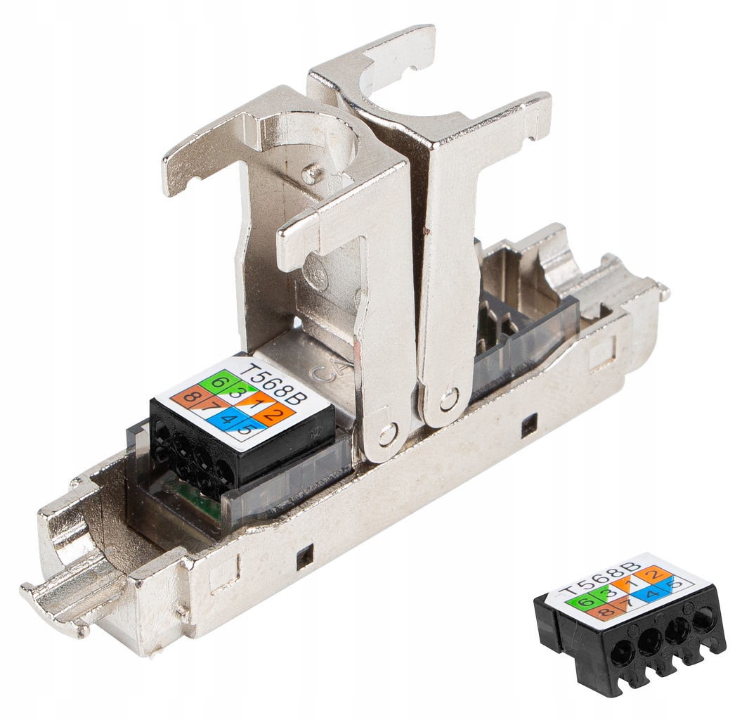 

Wtyk RJ45 Łącznik sieciowy kat6 Ftp Beznarzędziowy