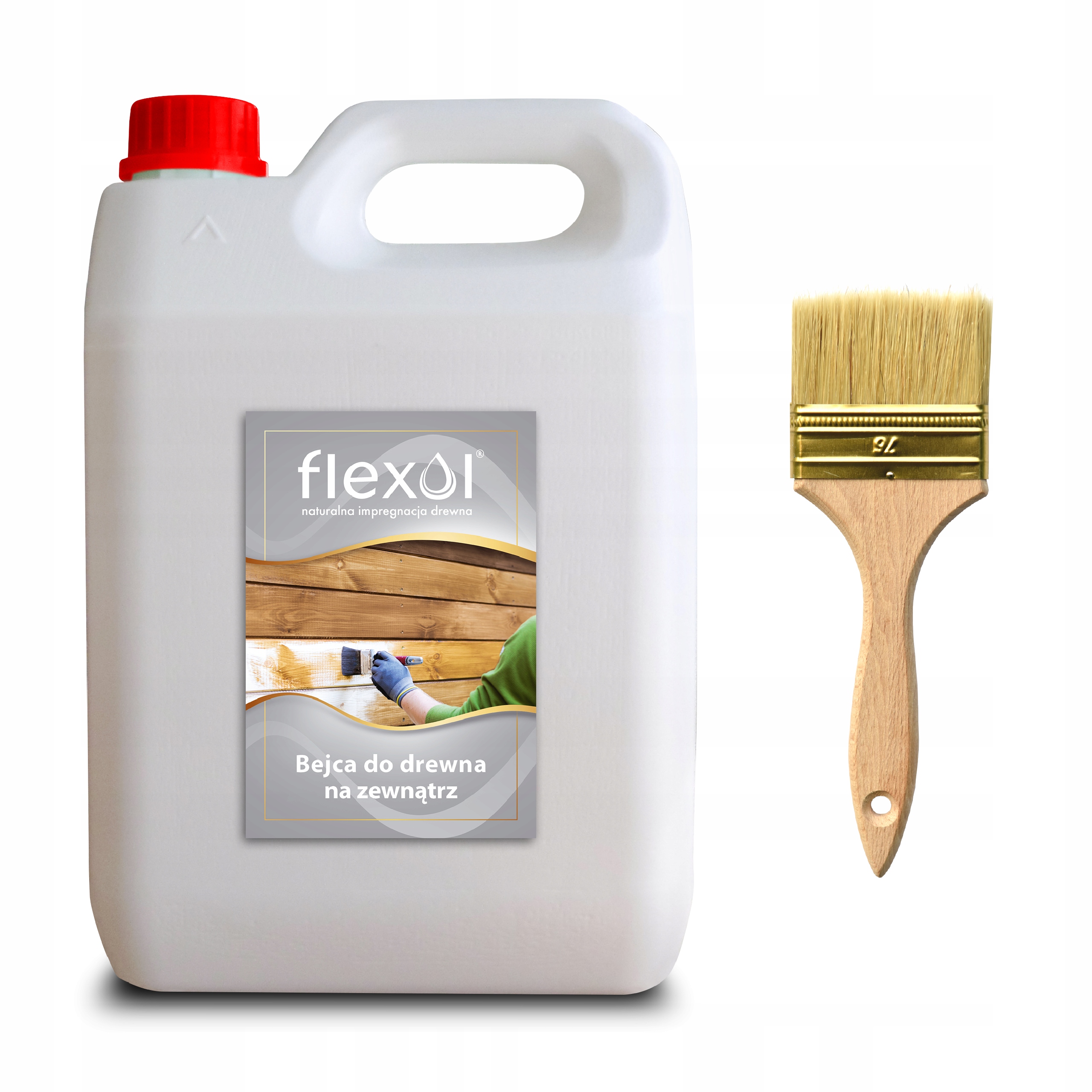 

Bejca Flexol do drewna na zewnątrz Krycie 5L