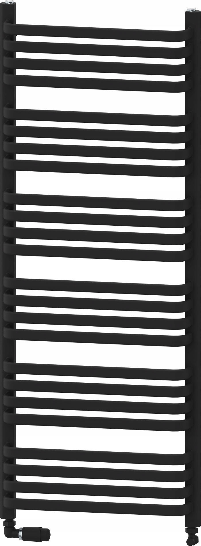 Dekoratívny Radiátor Venuša H1400 L450 Čierny