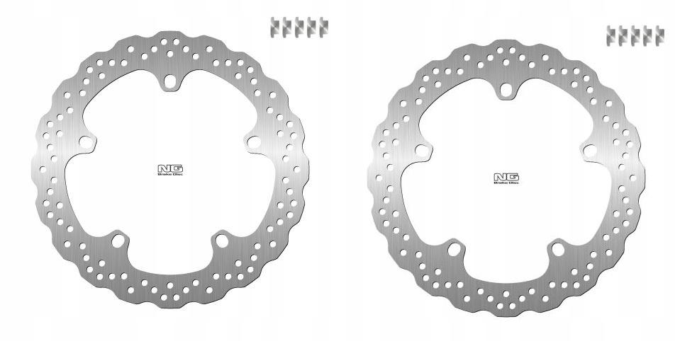 

2 x Przednie tarcze tarcza Bmw R 1150 1200 1250 Gs