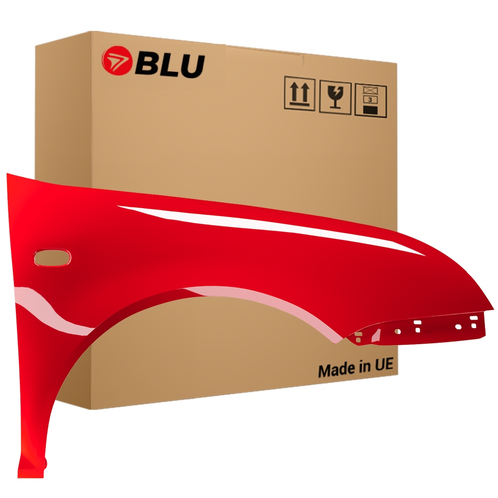 Blu Blatník Vw Bora LP3G pravý červený 98-05 1J přední pozink FlashRot