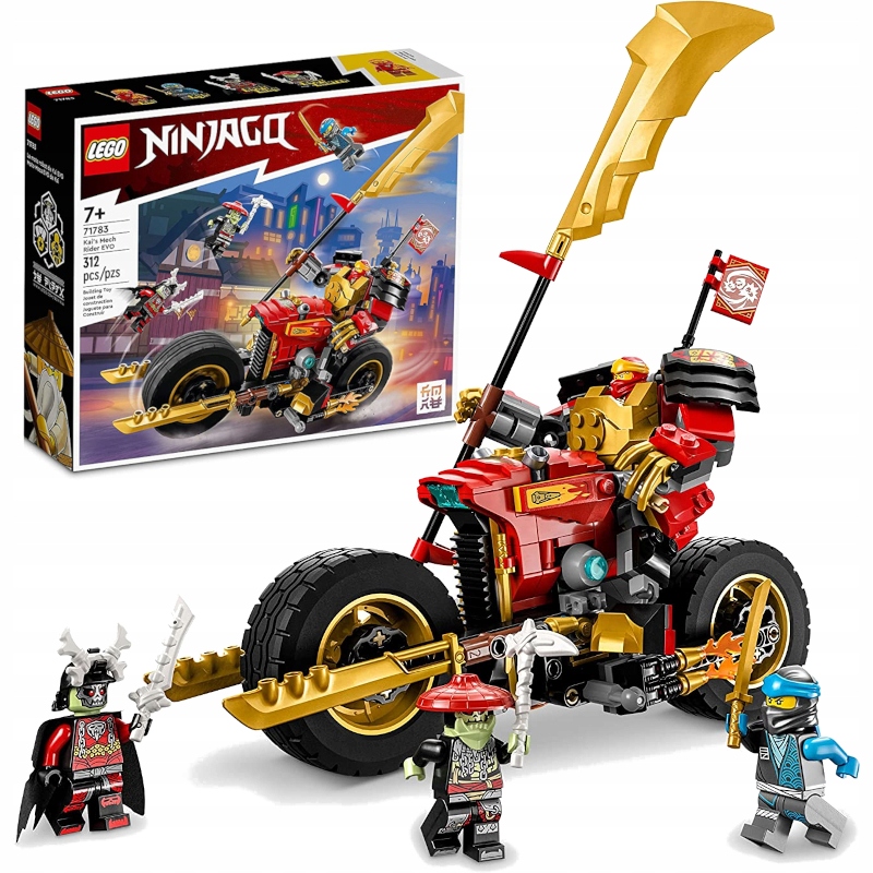 LEGO NINJAGO JEŹDZIEC MECH KAIA EVO KLOCKI ZESTAW