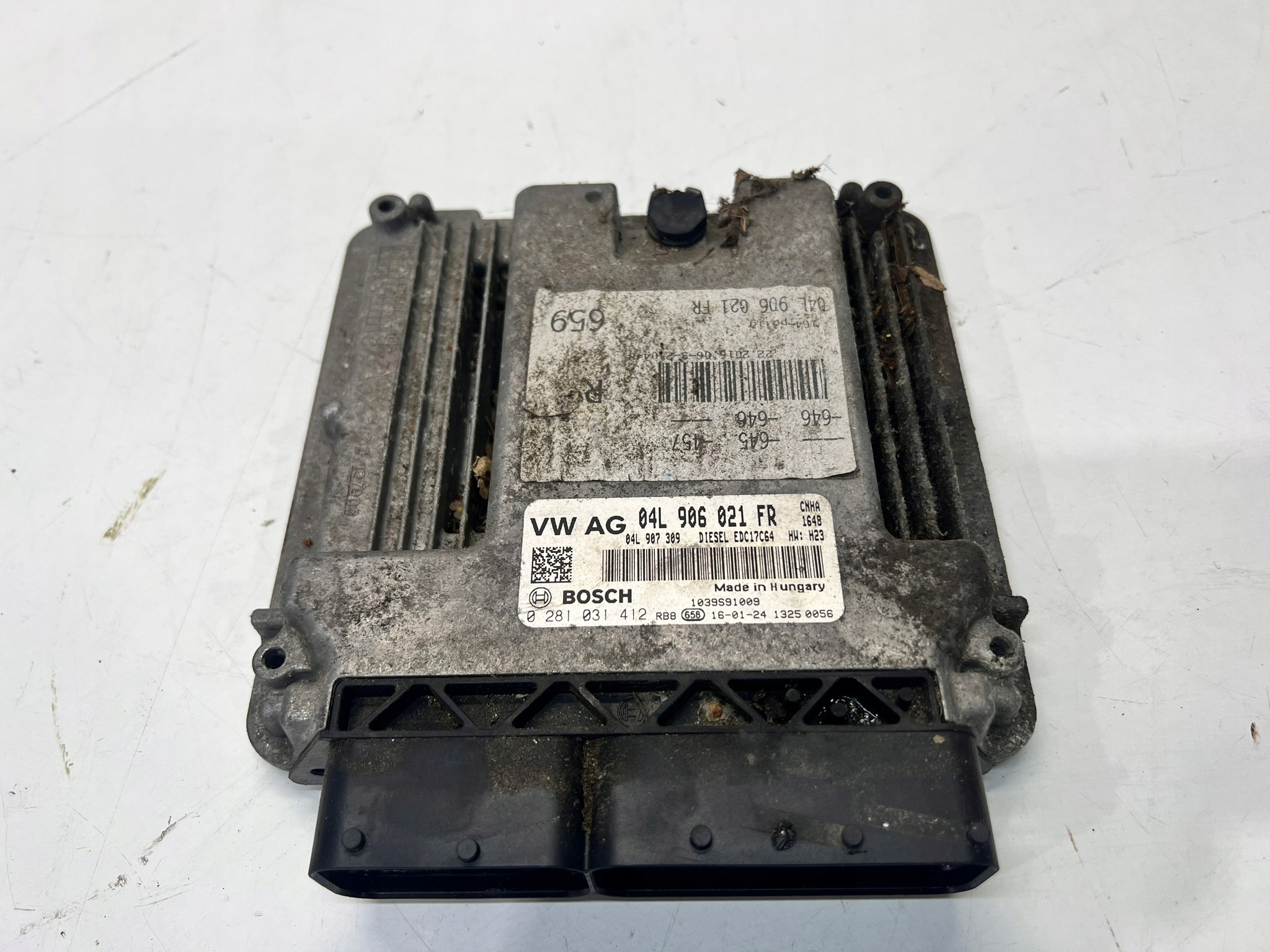 computer control unit of the engine AUDI A6 C7 A7 2.0 TDI 04L906021FR 04L907309