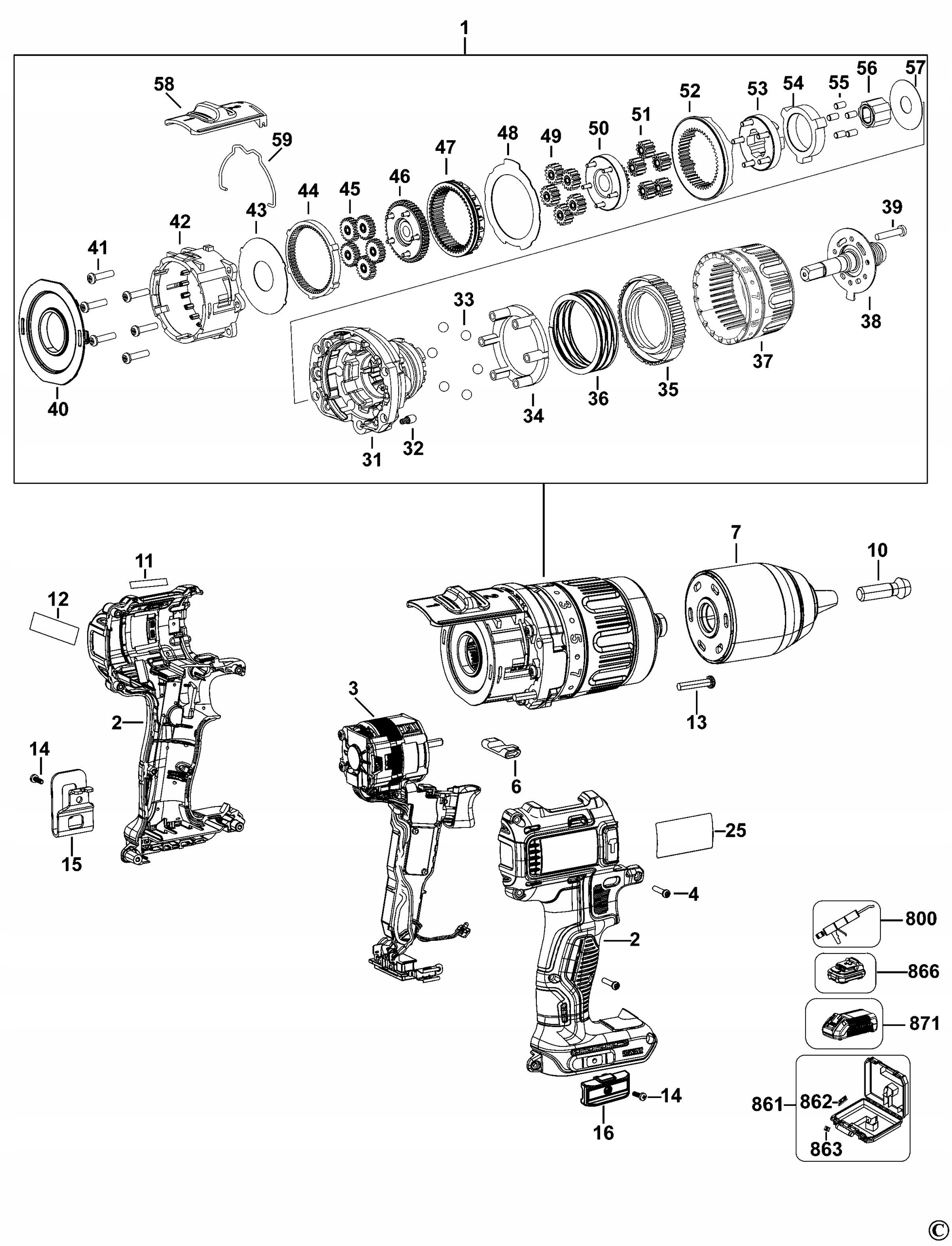 DEWALT P910190 ZAPIĘCIE METALOWE TSTAK Rodzaj blokada