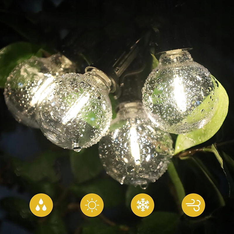 GIRLANDA SOLARNA OGRODOWA LAMPKI ŁAŃCUCH 10,3 METRÓW 30+2 LED Z PILOTA Liczba punktów światła 21 - 30