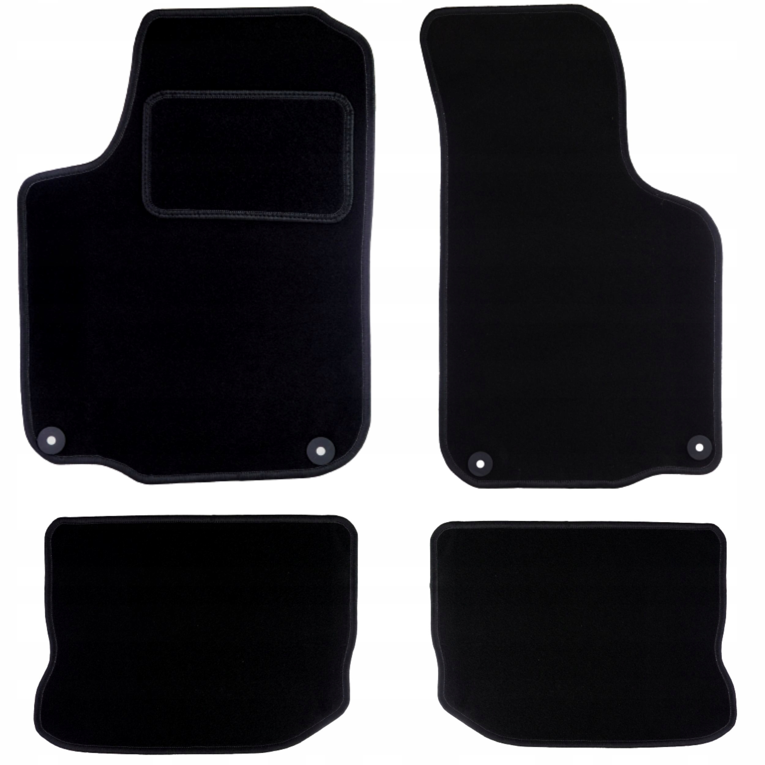 

Dywaniki samochodowe welurowe 4szt, Vw Seat Skoda