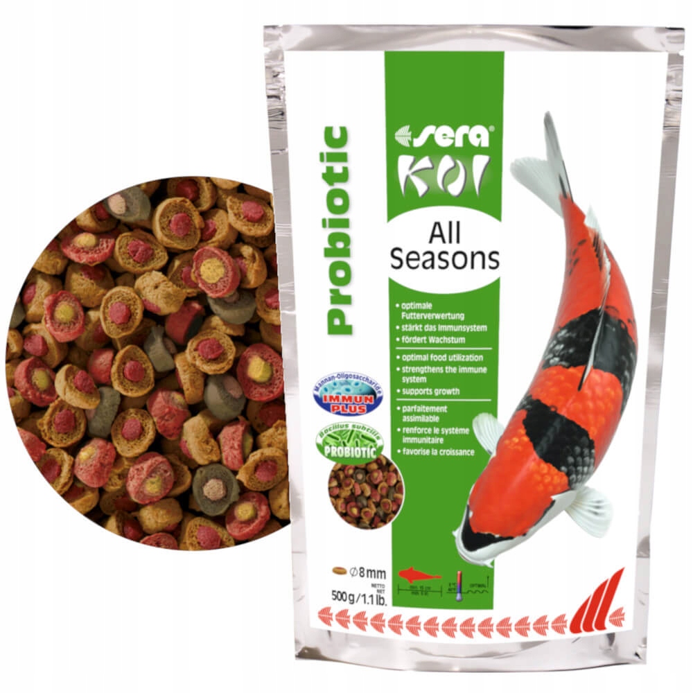 

Sera Koi All Seasons Probiotic 500g dla karpi koi