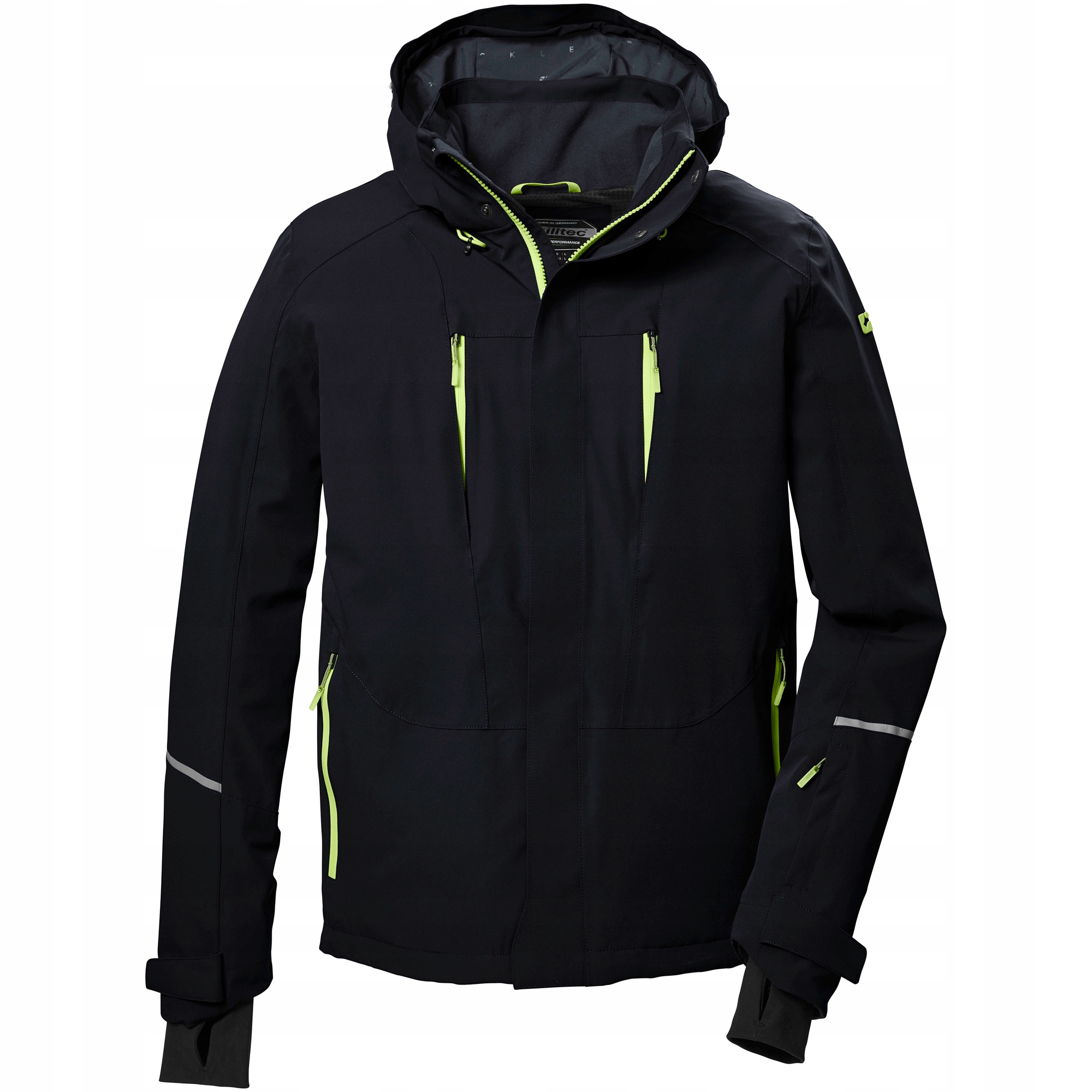 Kurtka narciarska męska z kapturem Killtec Kow 26 czarna r. XXL