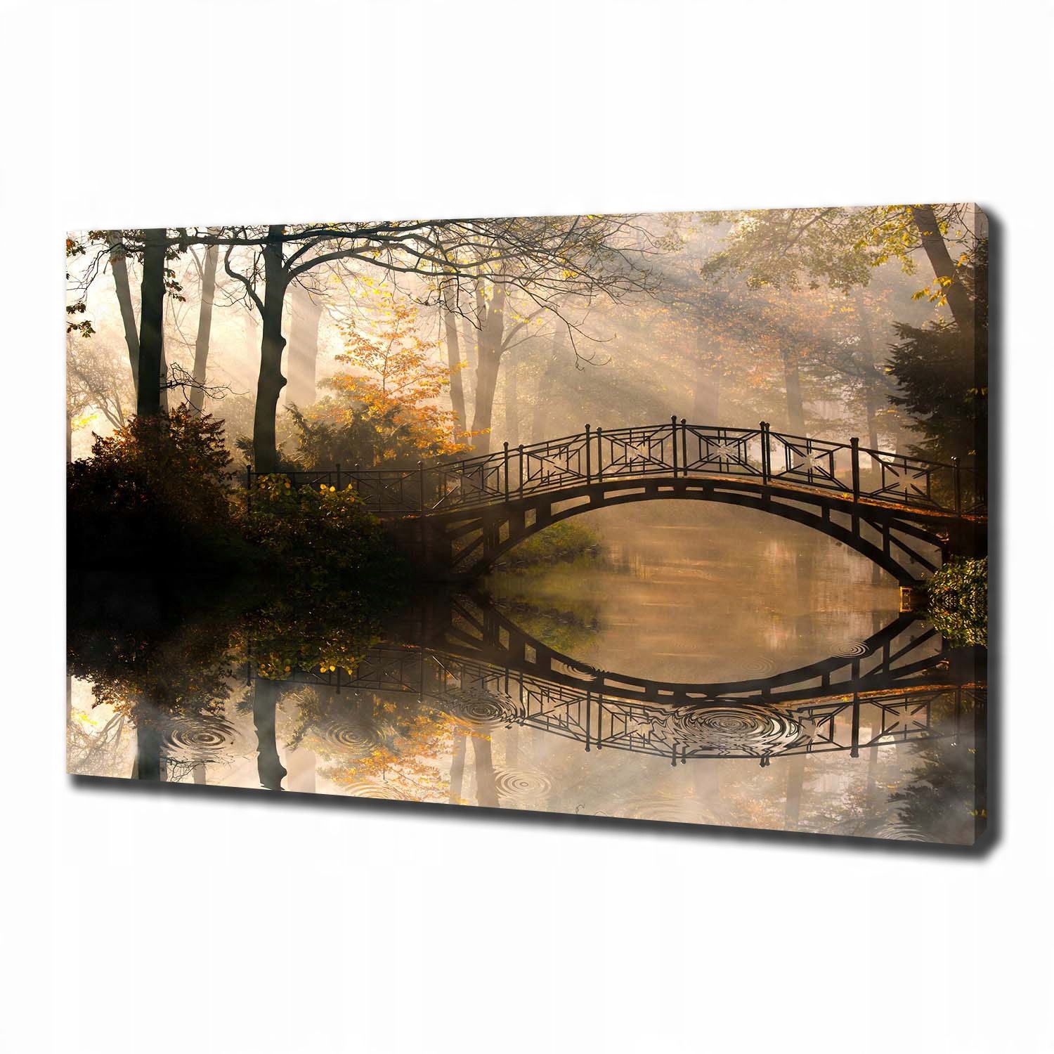 

Foto obraz na płótnie Stary most jesienią 100x70cm