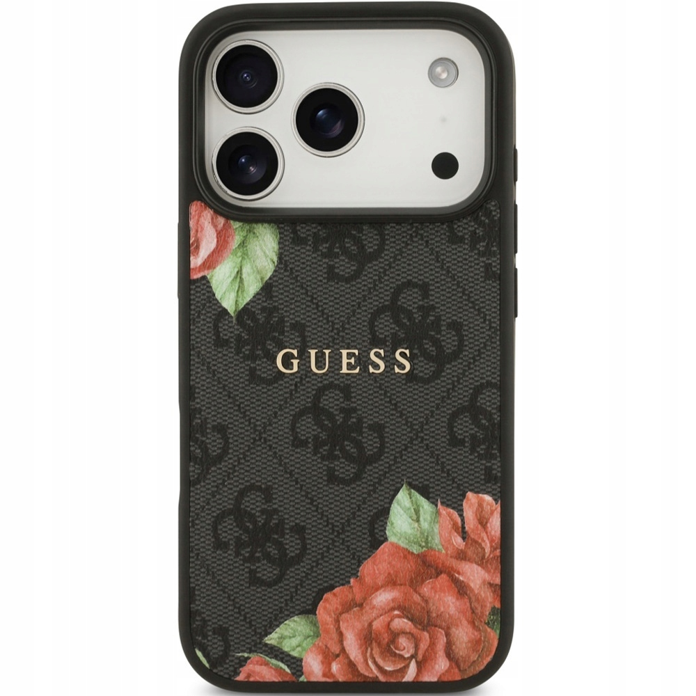 Pouzdro Guess Flower pro iPhone 17 Pro Max s magnetem MagSafe, obal , pouzdro