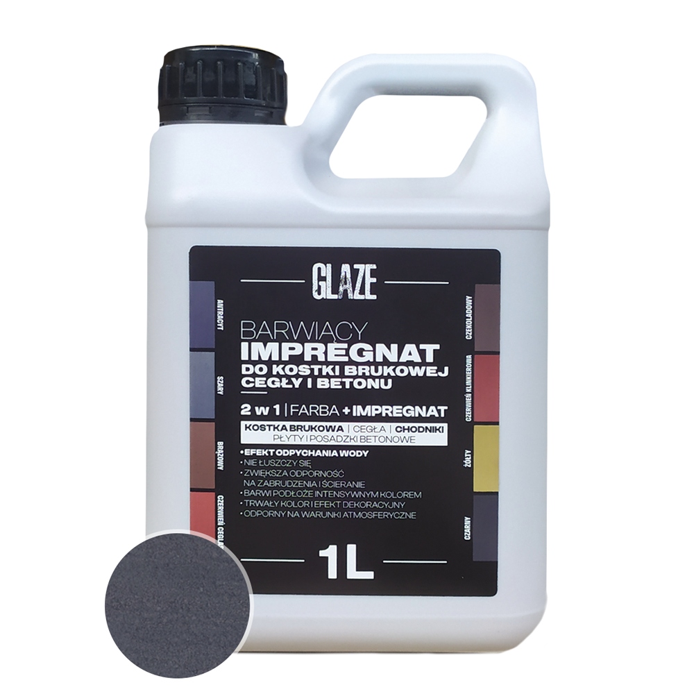 

Impregnat Do Kostki Brukowej Glaze Antracyt 1L