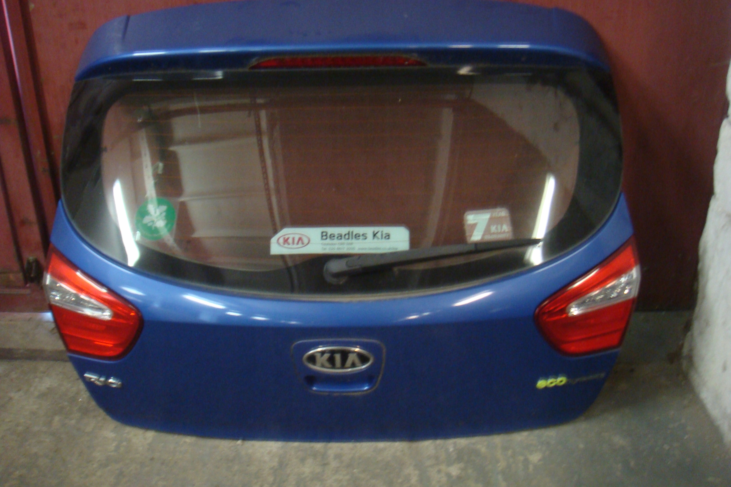 KIA RIO III IV 11-17 КРИШКА БАГАЖНИКА ЗАД. ЗАДНЯ