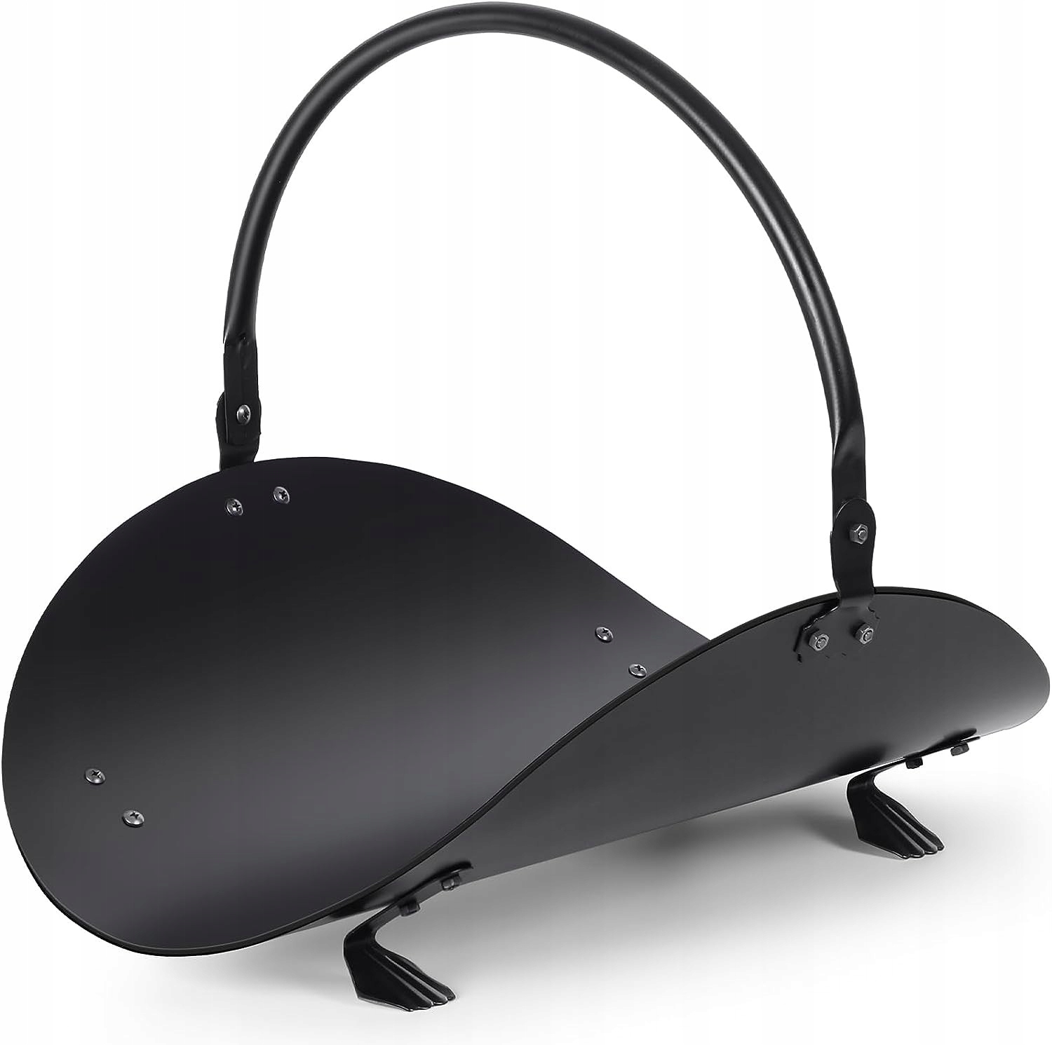 ПІДСТАВКА ДЛЯ КОШИКА ДРОВ МЕТАЛЕВА ПОРТАТИВНА ПОЛИЦЯ Бренд Ecarla