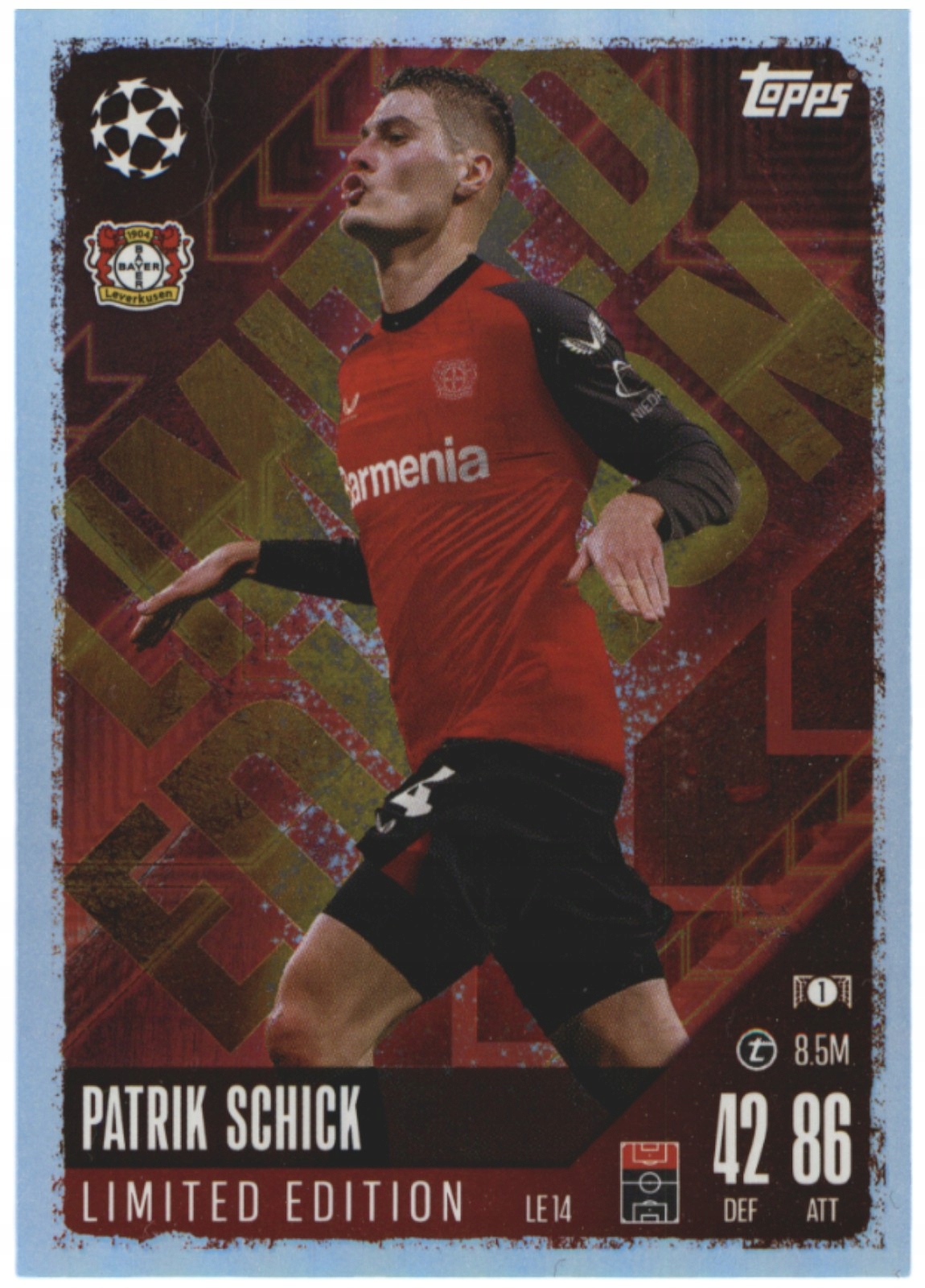 Topps Match Attax 2024-2025 Limited LE14 Patrik Schick Bayer 04 Leverkusen