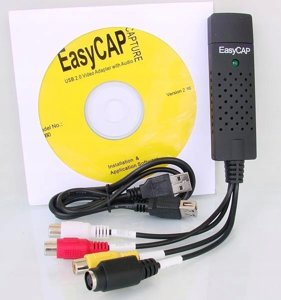 EASYCAP VIDEO GRABBER + CD + ZGRYWANIE DOST GRATIS Marka bez marki