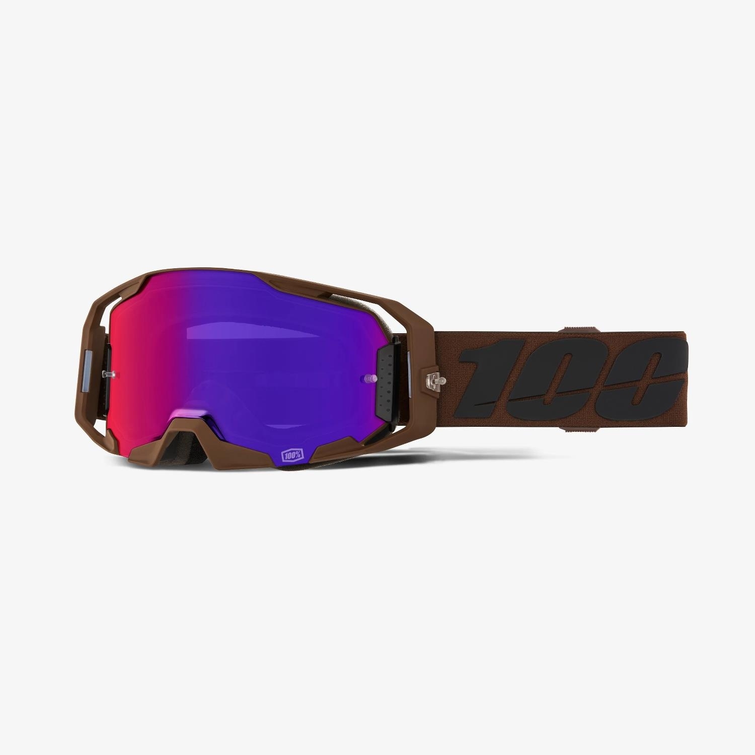 100 % Okuliare Armatic Salcedo Purple Mirror Lens Farba Hnedá/čierna