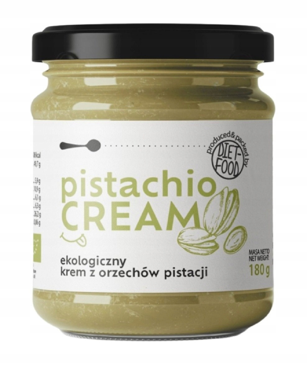 Krém Z Pražených Pistácií 100 % Bio 180 g Diet-food