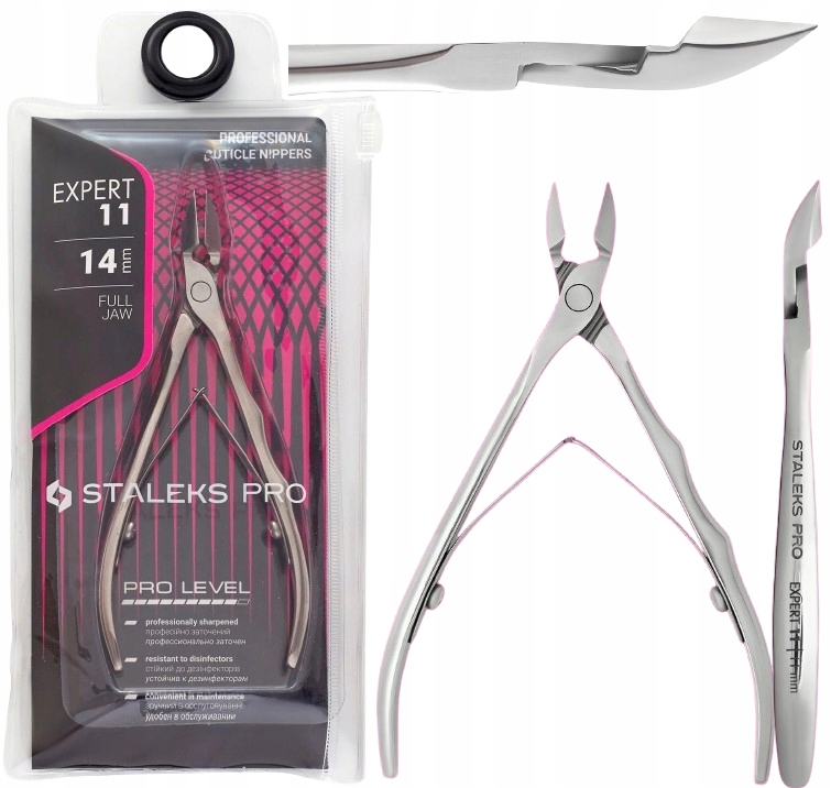Staleks Profesionální kleště na kůži Expert 11 14 mm Bezvadná ostrost