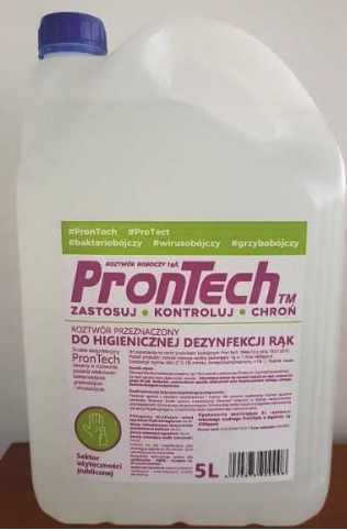 Prontech 5L do higienicznej dezynfekcji rąk