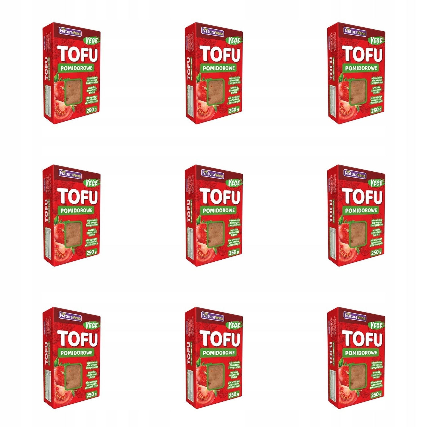 Levně 9 x 250 g Tofu Rajčatové naturavena Karton