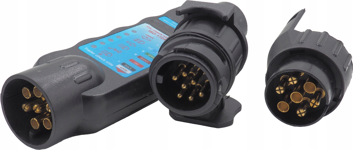 TESTER GNIAZDA WTYCZKI PRZYCZEPY HAKA + 2 ADAPTERY Kod producenta FT12714