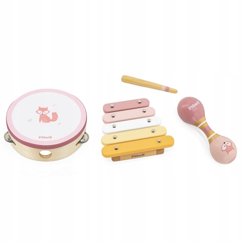 VIGA PolarB Zestaw Instrumentów Muzycznych Różowy Stan opakowania oryginalne