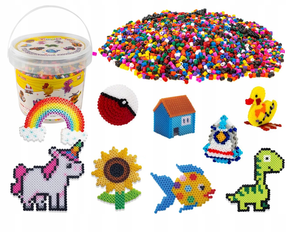 Koraliki do prasowania zestaw 5000 szt + szablony