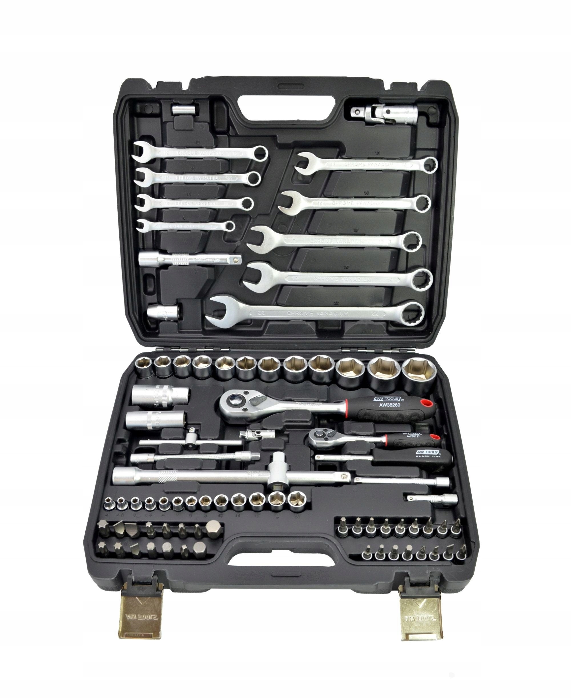 Sada Kľúčov 82 ks 1/2" 1/4" Awtools