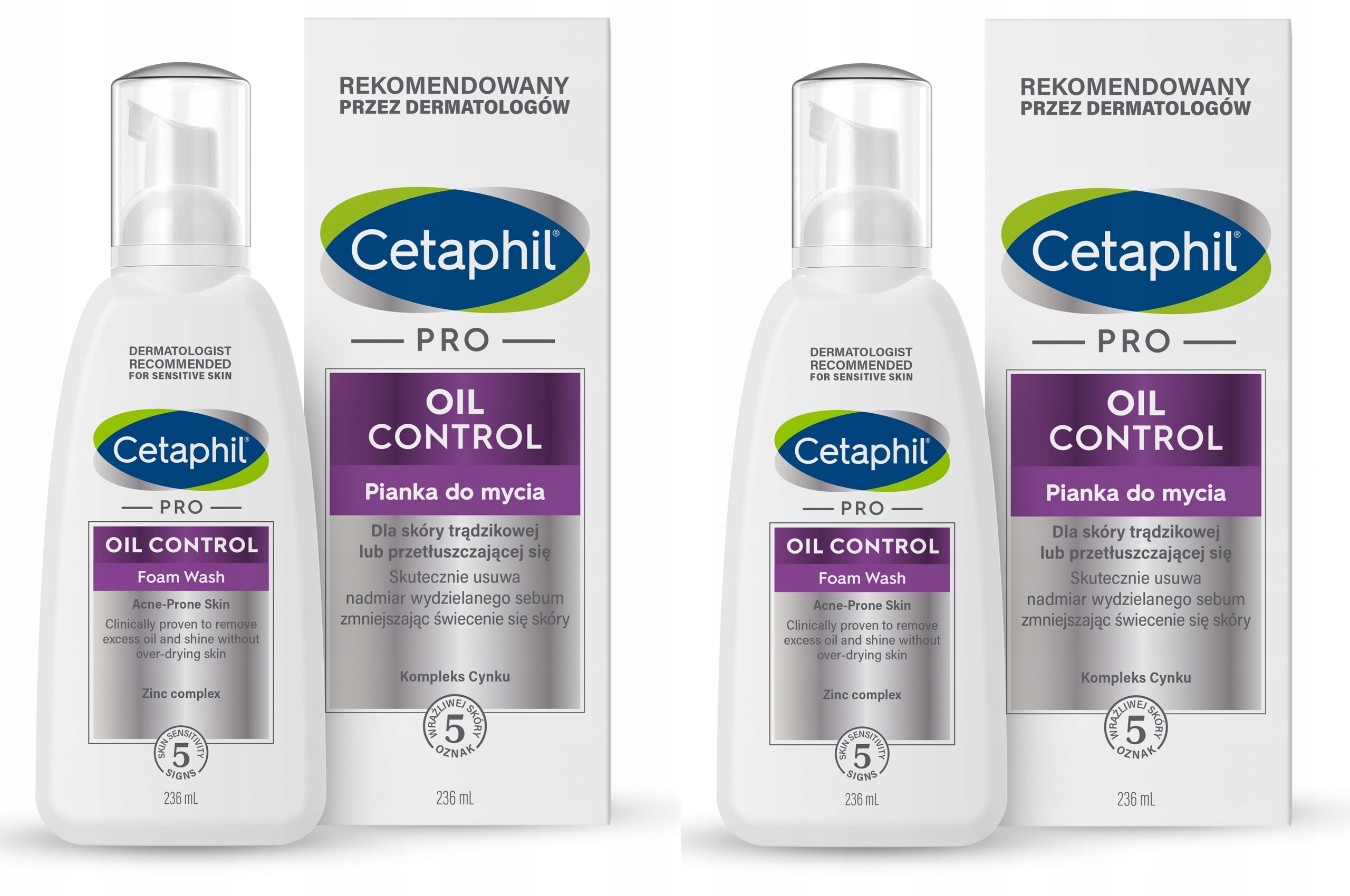 Cetaphil Pro Oil Control Pianka do mycia, 236 ml