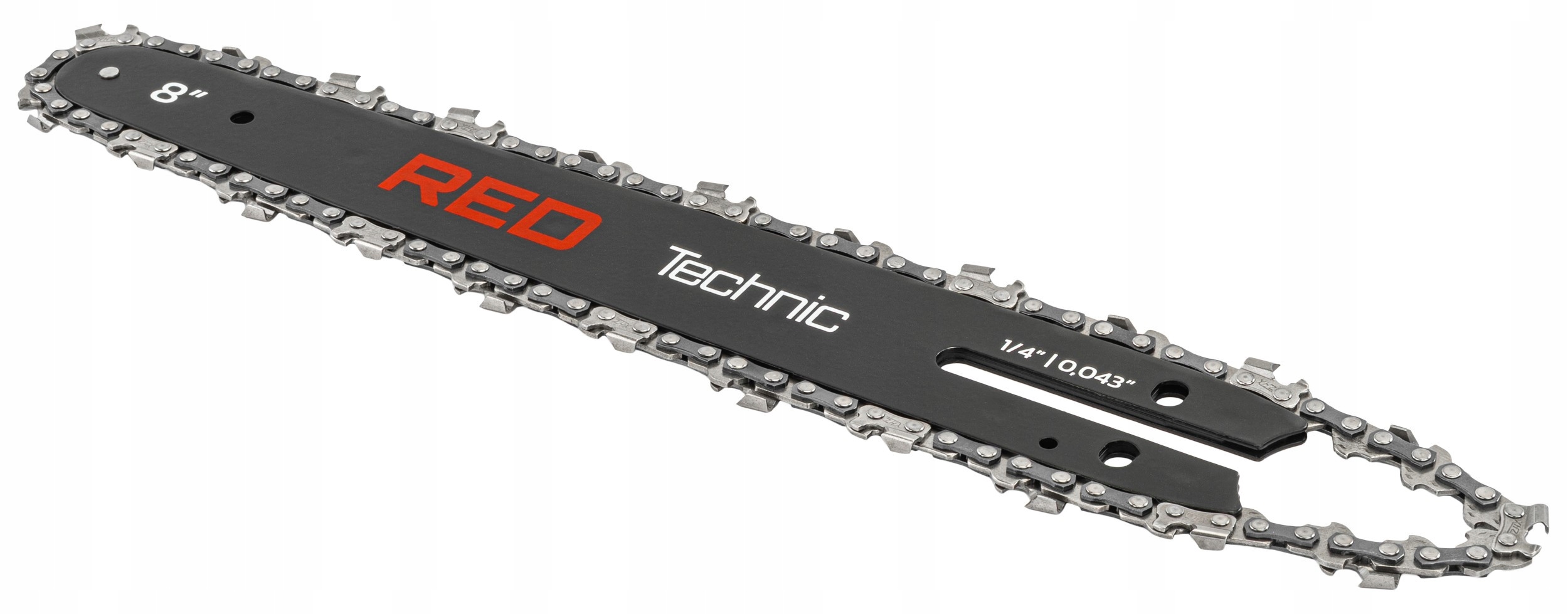 PROWADNICA DO PIŁY AKUMULATOROWEJ PILARKI 20CM 8" + 2X ŁAŃCUCH 1,4" 0.043 Kod producenta RTPR0163