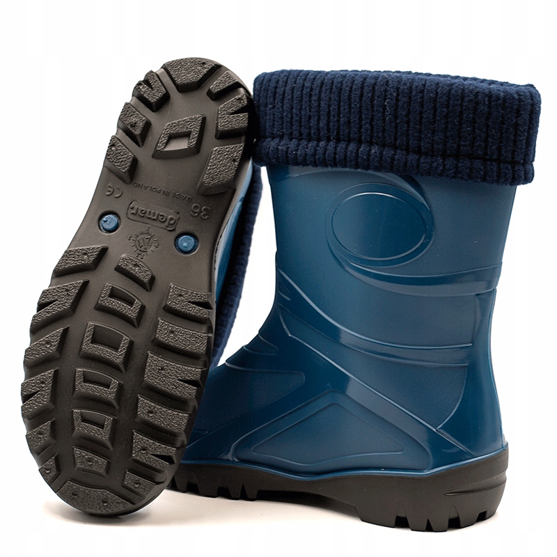 Kalosze ocieplane DAMSKIE ciepłe gumowce OCIEPLACZ wymienny gumiaki Demar Model Young 2 Fur