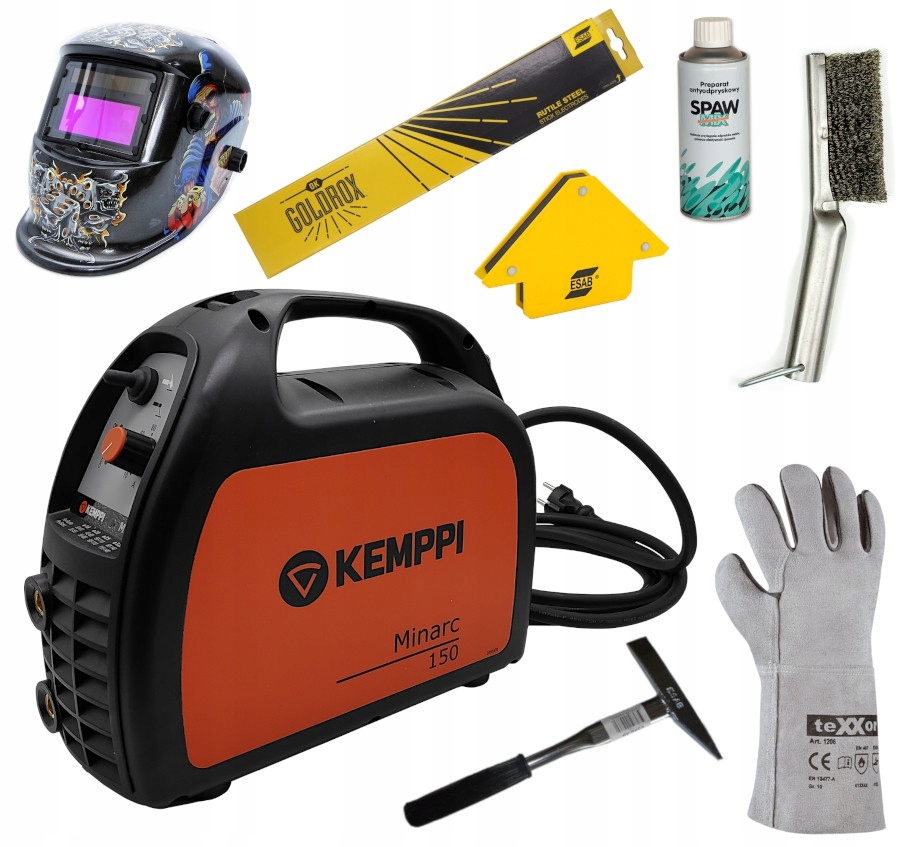 Spawarka inwertorowa Minarc 150 Kemppi Zestaw