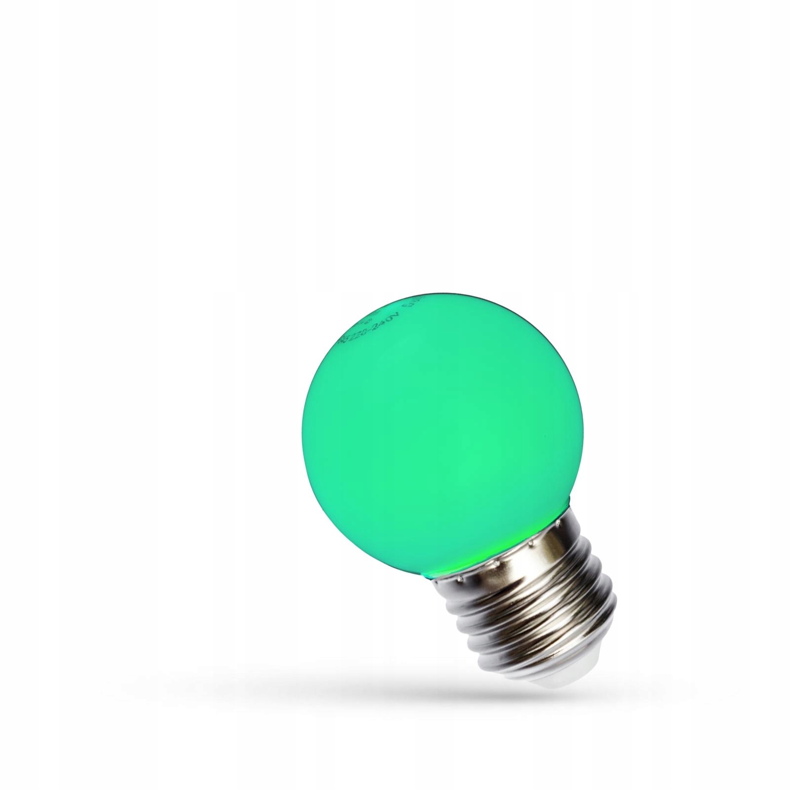

Żarówka Led dekoracyjna Kulka E27 1W zielona
