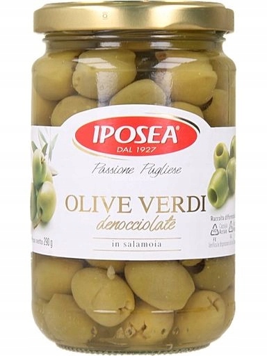 Levně Zelené olivy bez pecky 290 g Iposea