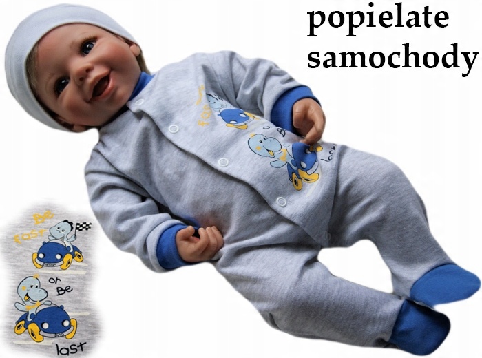 

Pajacyk pajac rozpinany śpioszki 56 bawełniany