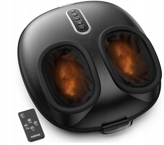 Masażer Stóp Shiatsu Renpho 2026 z Podgrzewaniem Ulepszony WMF03 z pilotem