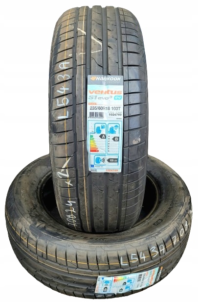 2x Hankook Ventus S1 evo 3 EV 235/60R18 103T L543A