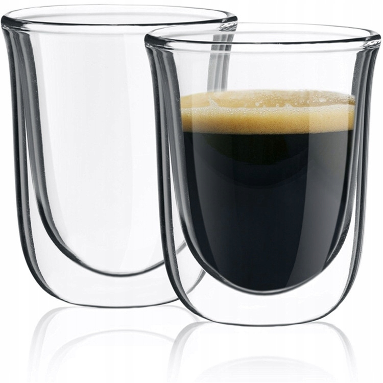 

Szklanki termiczne do kawy espresso 80ml 2 sztuki
