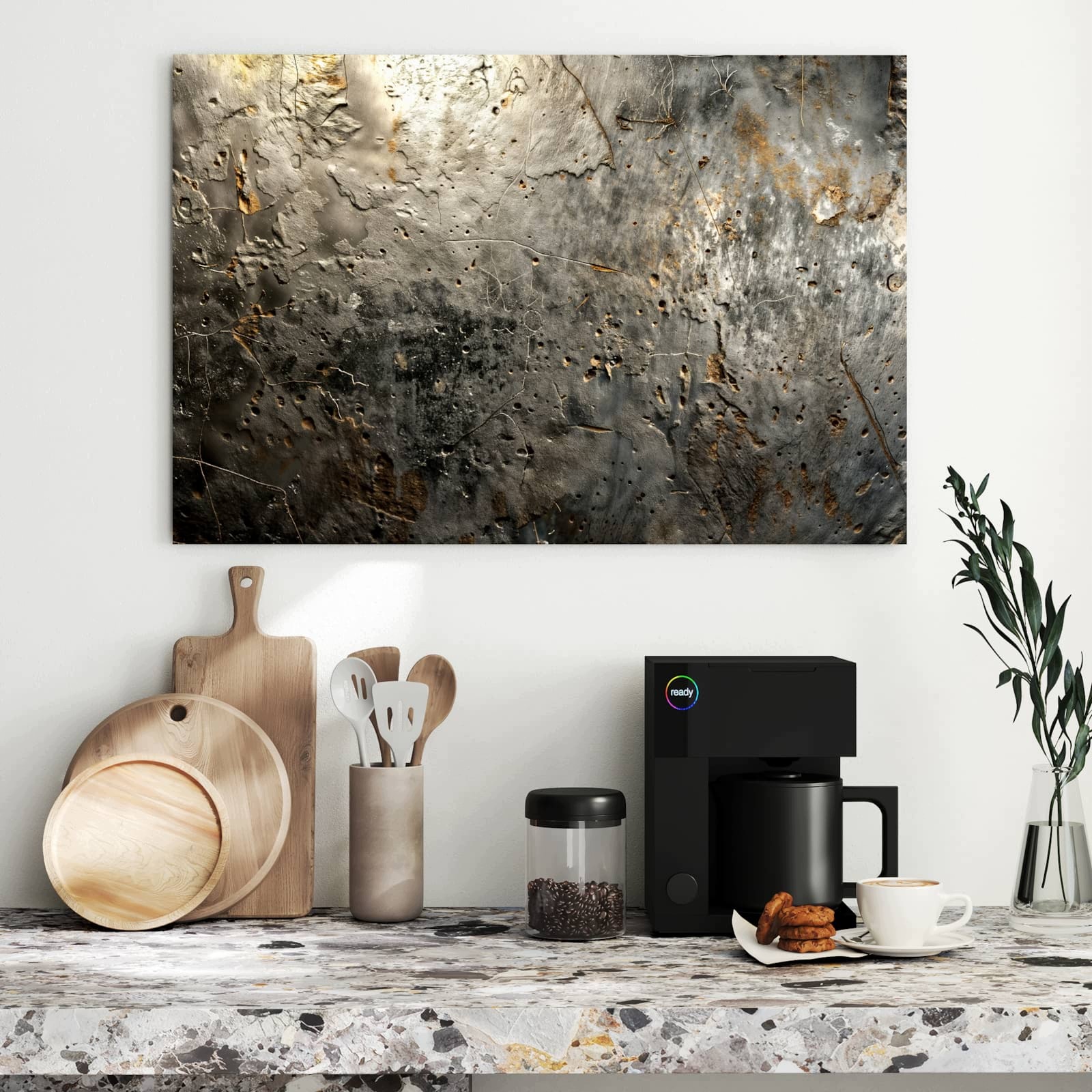 Magnetická tabule Abstraktní Povrch 90 × 60 cm