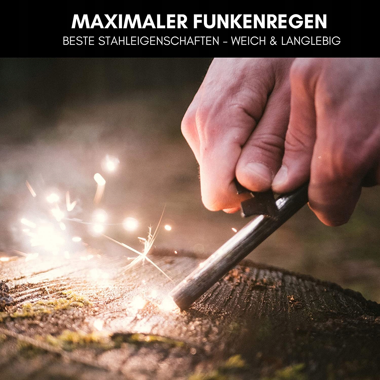 KRZESIWO ROZPAŁKA OGIEŃ SURVIVAL BUSHCRAFT BUSHGEAR PREZENT Marka inna marka