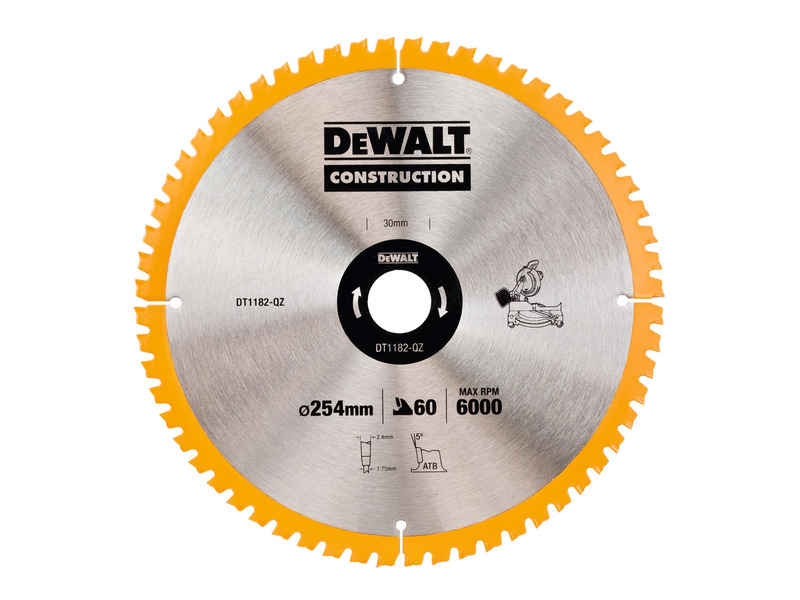 

Tarcza do cięcia Dewalt DT1182-QZ 254 mm
