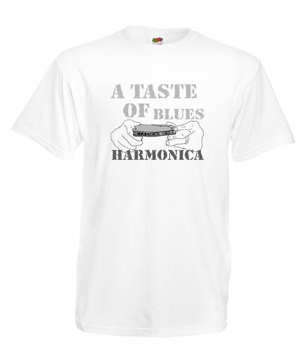 

XXXL Koszulka Męska Harmonijka A Taste Of Blues