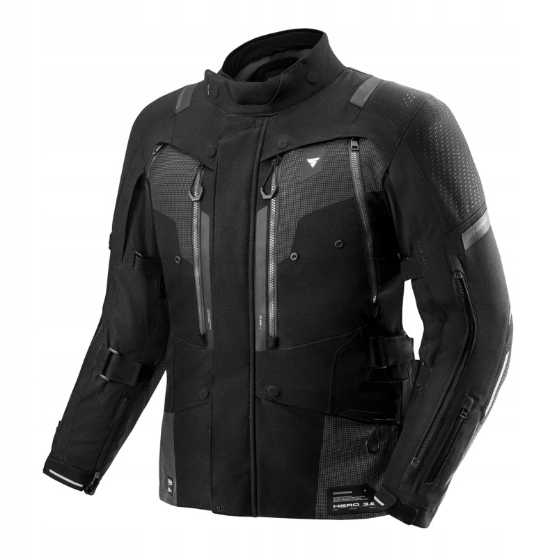 Turistická motocyklová bunda Shima Hero 3.0 G2 Black pánská Aa Bonus