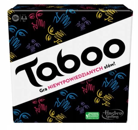 GRA TOWARZYSKA TABOO - HASBRO - POLSKA WERSJA JĘZYKOWA