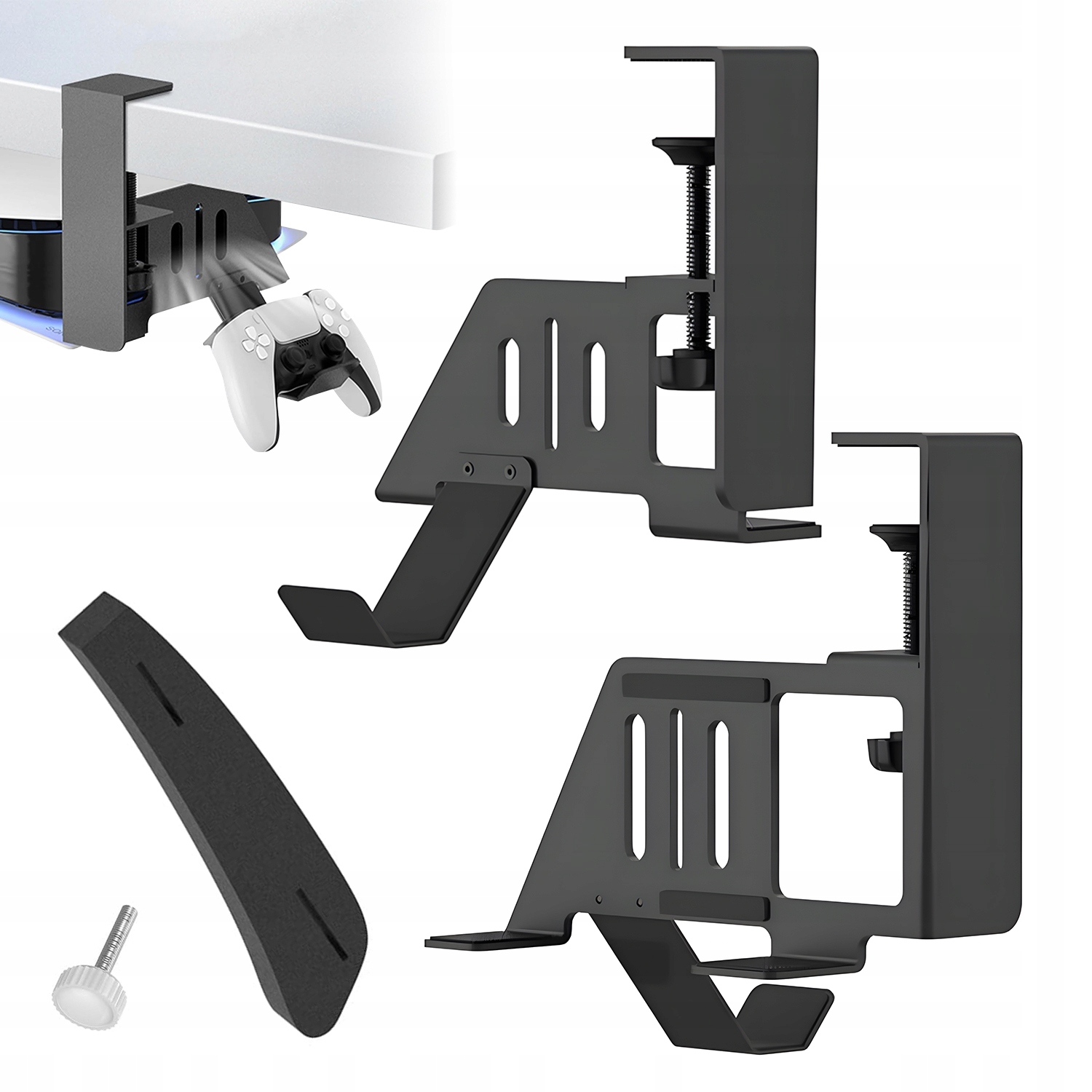 Stojak Do PS5 PS5 Slim Poziomy Z Odłączanymi Uchwytami Do Kontrolerów