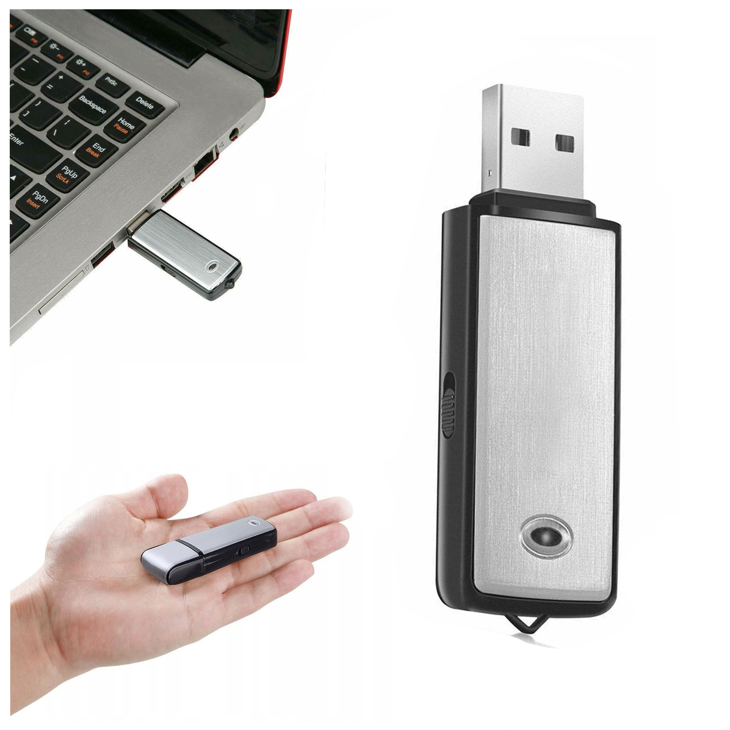 

mini Dyktafon Podsłuch Szpiegowski Pendrive 8GB