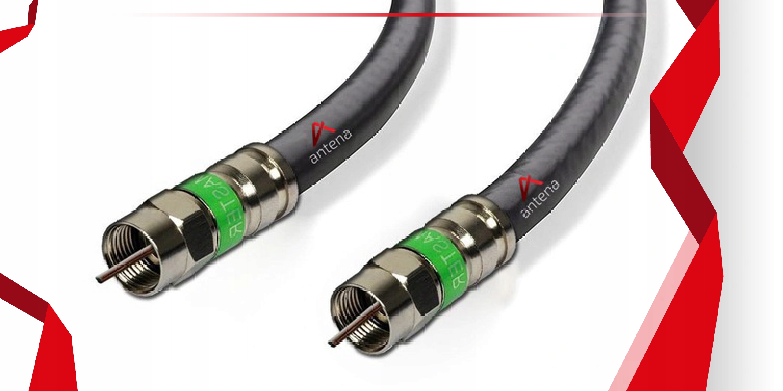 Kabel Koncentryczny Wtyk F-Wtyk F 4M Zewnętrzny Marka inna